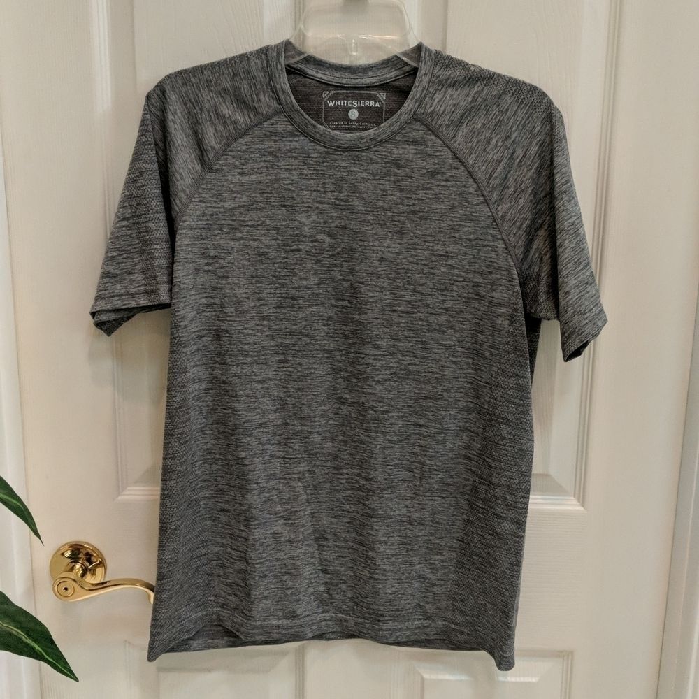 White Sierra Men's Short Sleeve Performance Shirt Size Small